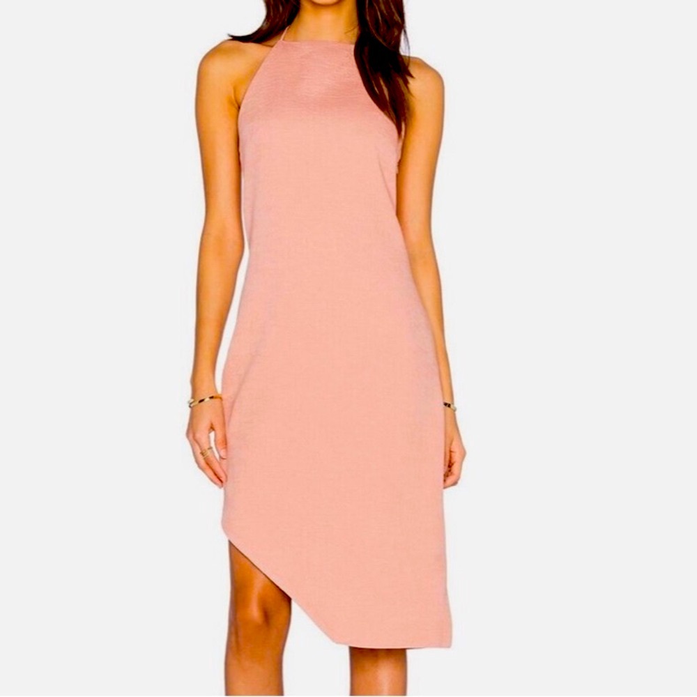 NWT C/MEO Collective Blush Asymmetrical Dress